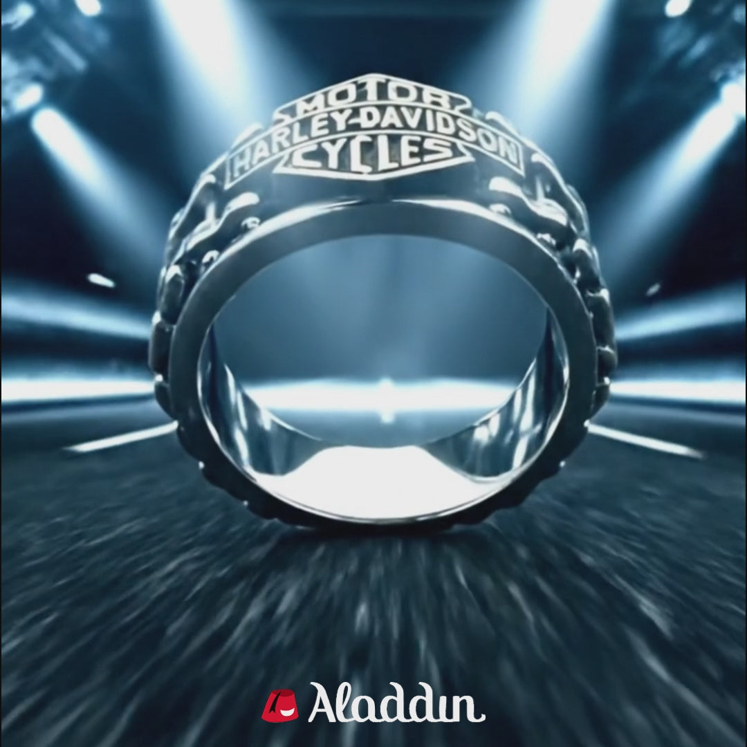 メンズ ハーレーダビッドソン シグネットリング - TryAladdin