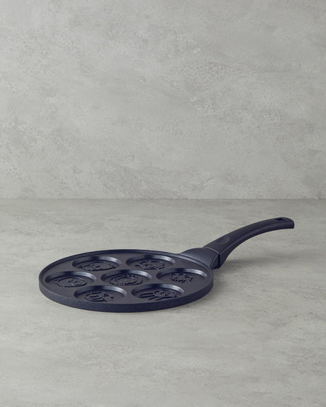 Professional-Grade Animal Shape Non-Stick Pancake Pan - 28cm Black
