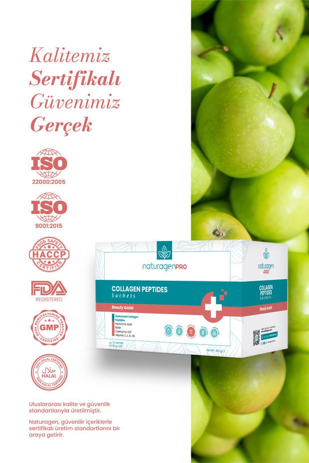 Pro Collagen Peptides - 30 Sachets with Biotin & Green Apple - TryAladdin