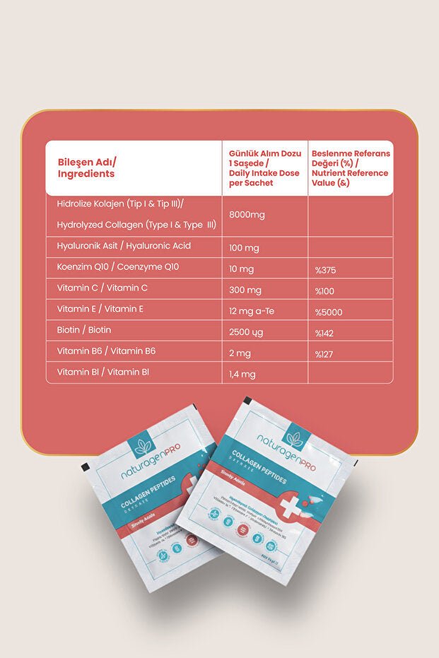 Pro Collagen Peptides - 30 Sachets with Biotin & Green Apple - TryAladdin