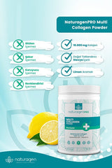 PRO Multi Collagen Powder - 330g x 2, Types I, II, III, Lemon - TryAladdin