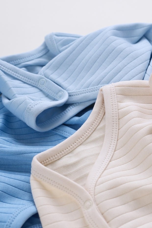 Professional 100% Cotton Ribbed Baby & Toddler Bodysuit 3 - Pack - TryAladdin