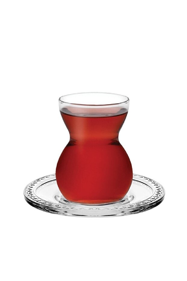 Professional 12 - Piece Turkish Ethnic Glass Tea Set - TryAladdin