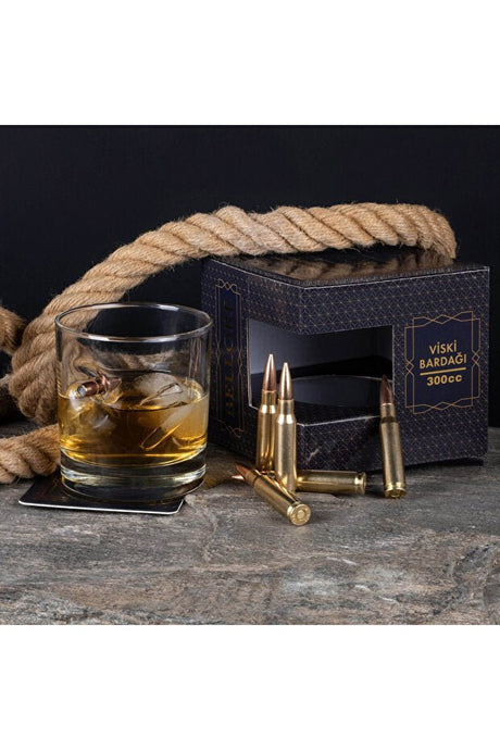 Professional .308 Caliber Bullet Embedded Novelty Glass - 300cc - TryAladdin