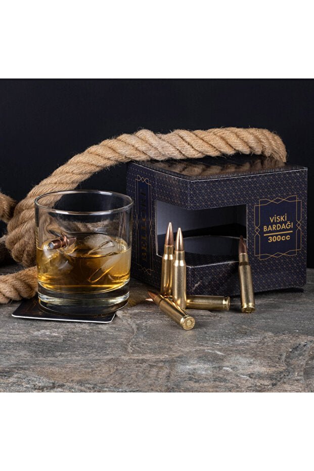 Professional .308 Caliber Bullet Embedded Novelty Glass - 300cc - TryAladdin