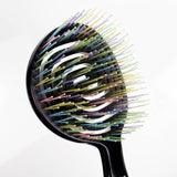 Professional 3D Round Hair Brush for Volume & Styling - Black - TryAladdin