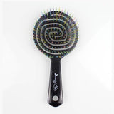 Professional 3D Round Hair Brush for Volume & Styling - Black - TryAladdin