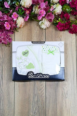 Professional 5 - Piece Rabbit Embroidered Baby Layette Set - TryAladdin