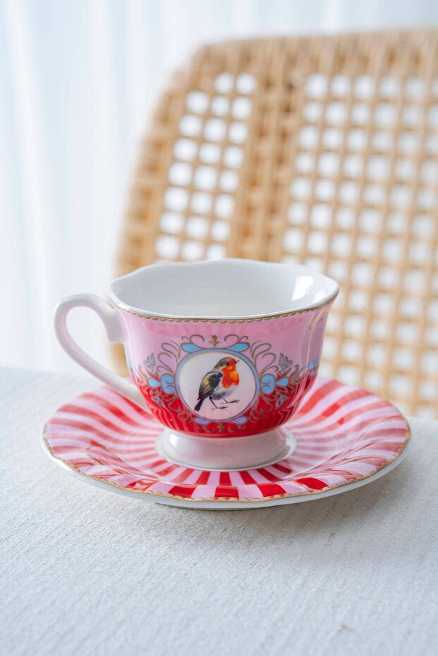 Professional Acar Birdie Porcelain Coffee Cup Set - 6x90ml - TryAladdin