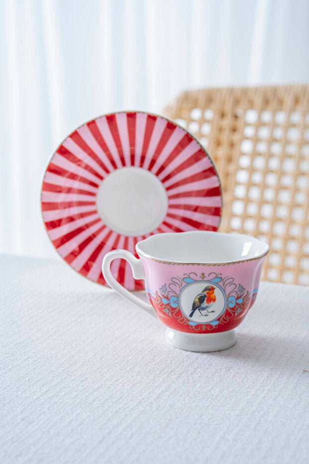 Professional Acar Birdie Porcelain Coffee Cup Set - 6x90ml - TryAladdin