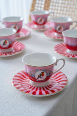 Professional Acar Birdie Porcelain Coffee Cup Set - 6x90ml - TryAladdin