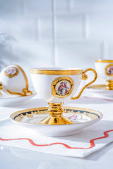 Professional Acar Carmona Traditional Turkish Coffee Cup Set - 6 x 100ml - TryAladdin