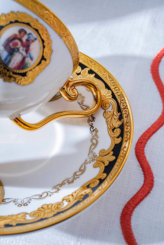 Professional Acar Carmona Traditional Turkish Coffee Cup Set - 6 x 100ml - TryAladdin