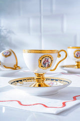 Professional Acar Carmona Traditional Turkish Coffee Cup Set - 6 x 100ml - TryAladdin