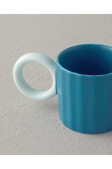 Professional Angled New Bone China Turkish Coffee Cup Set - 90ml, 2 - Piece - TryAladdin