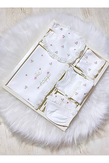 Professional Baby Welcome Set - White Embroidered 10 - Piece Luxury Collection - TryAladdin