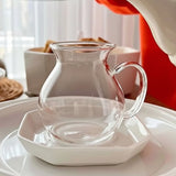 Professional Borosilicate Heat - Resistant Tea Glass Set with Handles - 6 Pack - TryAladdin