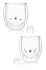Professional Double Wall Insulated Bear Design Mug - 250ml - TryAladdin