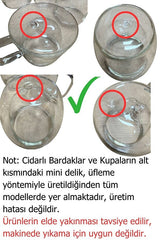 Professional Double Wall Insulated Glass Mugs with Handle - 3 - Pack x 250ml - TryAladdin