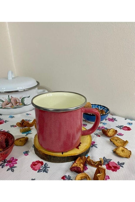 Professional Enamel Mug - 9cm Heavy Duty Camping Coffee Cup - TryAladdin