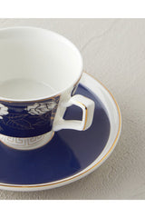 Professional Evelina New Bone China Demitasse Coffee Cup & Saucer Set (4 - Piece) - 90ml - TryAladdin