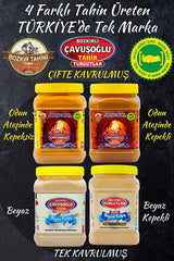 Professional Grade Bozkirli Cavusoglu Wood - Fired Smooth Tahini - 930g - TryAladdin