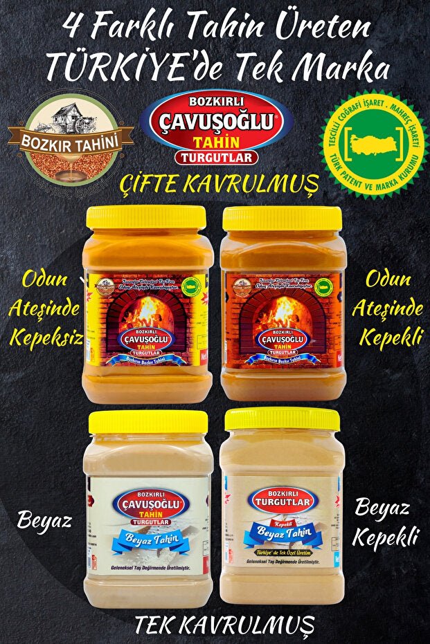 Professional Grade Bozkirli Cavusoglu Wood - Fired Smooth Tahini - 930g - TryAladdin