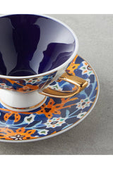 Professional Grade Dahlia New Bone China Coffee Cup Set - 90ml (4 - Piece) - TryAladdin