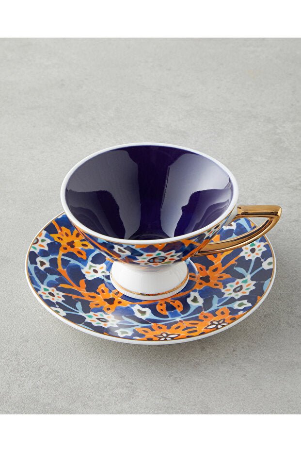 Professional Grade Dahlia New Bone China Coffee Cup Set - 90ml (4 - Piece) - TryAladdin