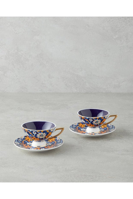 Professional Grade Dahlia New Bone China Coffee Cup Set - 90ml (4 - Piece) - TryAladdin
