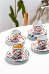 Professional Gural Porselen Sedef Turkish Coffee Cup Set - Set of 6 - TryAladdin