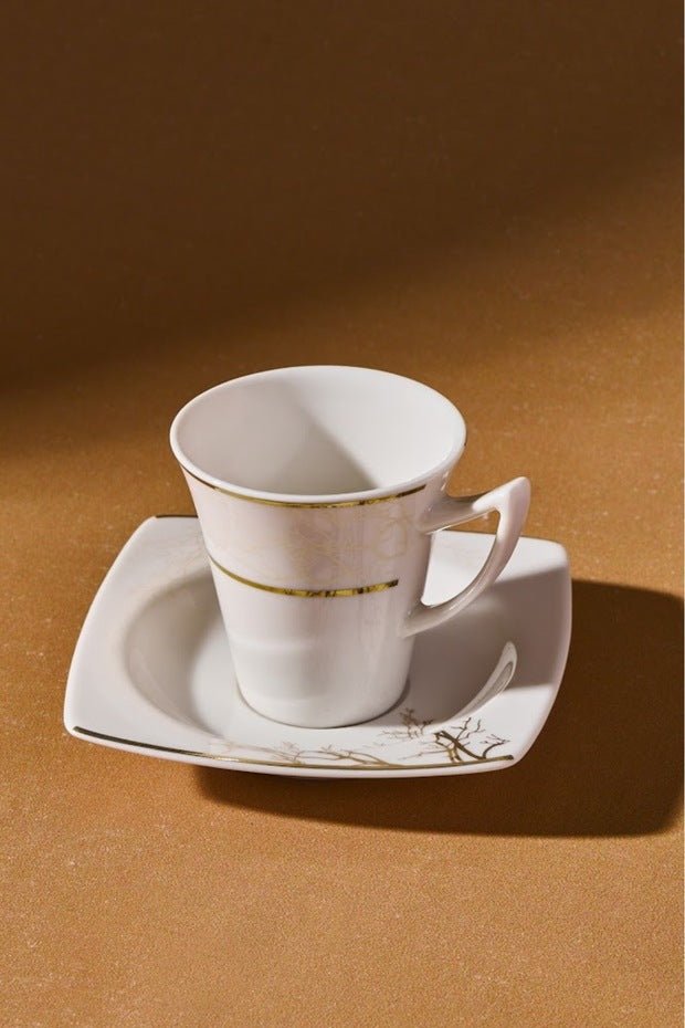 Professional Karaca Autumn Turkish Coffee Espresso Cup Set - 85ml (Set of 6) - TryAladdin