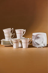 Professional Karaca Autumn Turkish Coffee Espresso Cup Set - 85ml (Set of 6) - TryAladdin