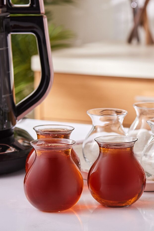 Professional Karaca x Refika Tatlican Turkish Tea Glass Set - 6 - Piece, 200ml - TryAladdin