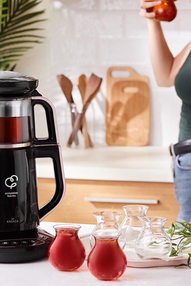 Professional Karaca x Refika Tatlican Turkish Tea Glass Set - 6 - Piece, 200ml - TryAladdin