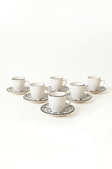 Professional Keramika Aspen Ceramic Coffee Set for 6 - 12 Pieces - TryAladdin