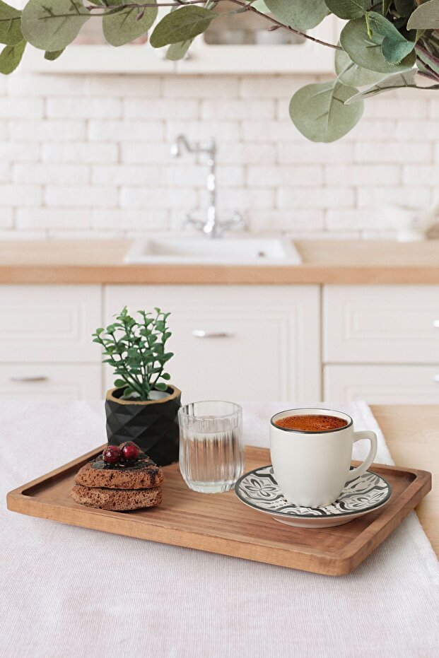 Professional Keramika Aspen Ceramic Coffee Set for 6 - 12 Pieces - TryAladdin