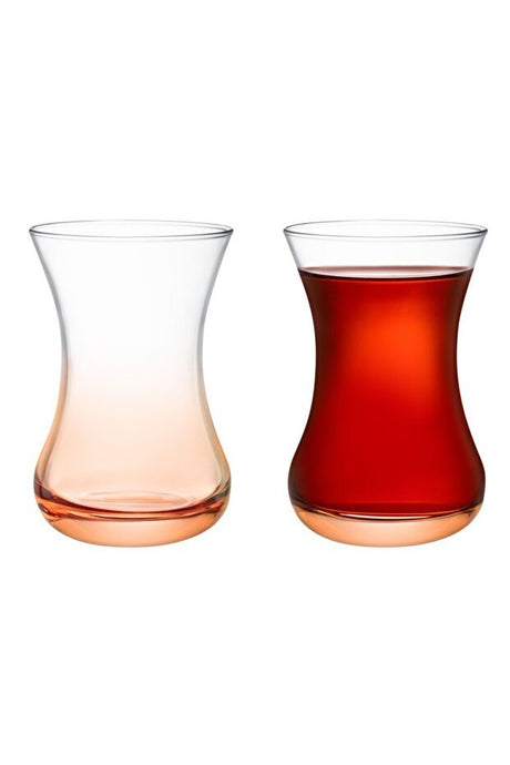 Professional Madame Coco Lavem Orange World Turkish Tea Glass Set - 6x155ml - TryAladdin