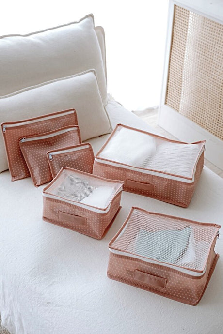 Professional Maternity & Newborn Hospital Bag Set - Pink Polka Dot - 6 - Piece Set - TryAladdin
