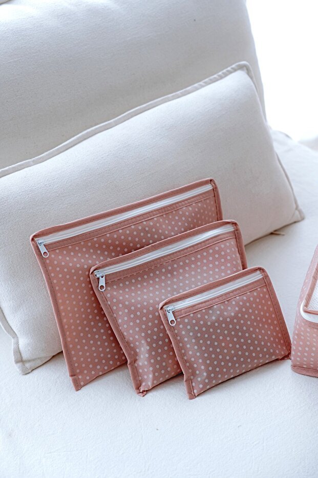 Professional Maternity & Newborn Hospital Bag Set - Pink Polka Dot - 6 - Piece Set - TryAladdin