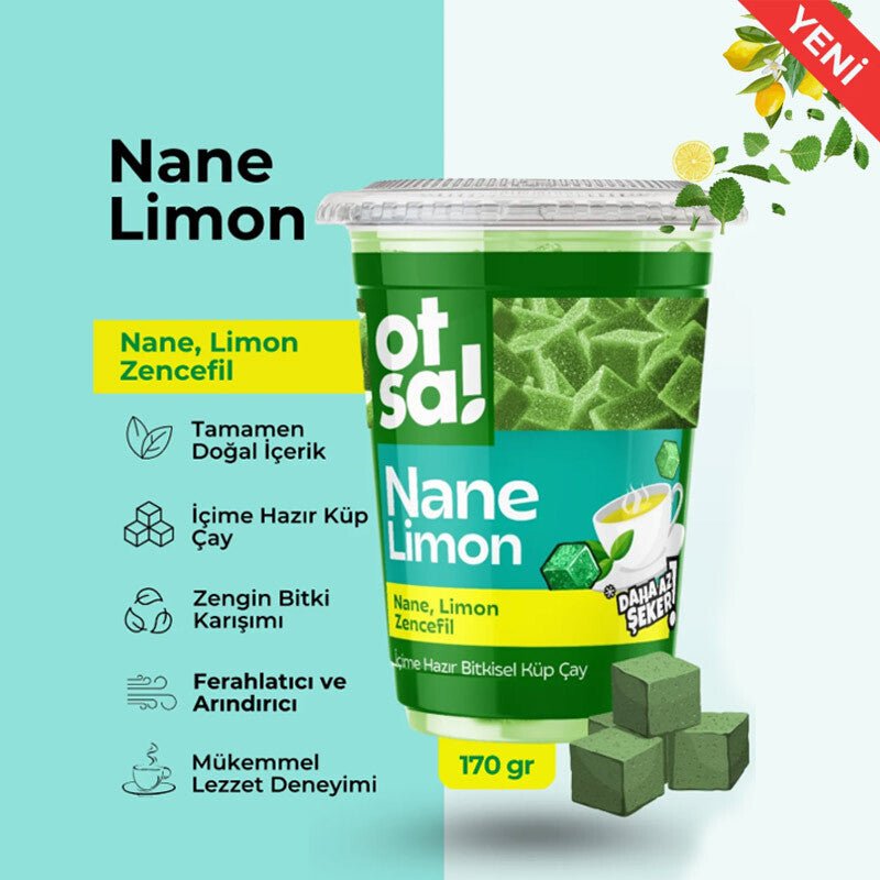Professional Mint Lemon Natural Herbal Tea Blend - TryAladdin