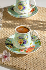 Professional Nehir Masal Turkish Coffee Cup Set - 12 - Piece - TryAladdin