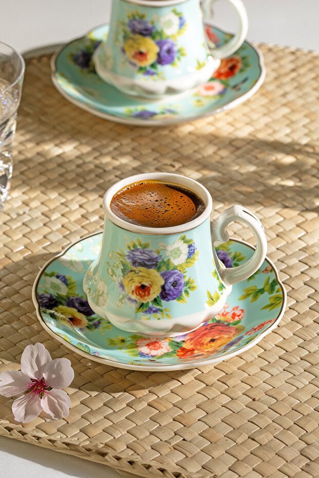 Professional Nehir Masal Turkish Coffee Cup Set - 12 - Piece - TryAladdin