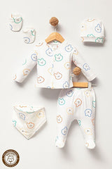 Professional Newborn 5 - Piece Hospital Exit Set - Bear Silhouette - TryAladdin