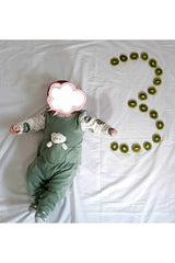 Professional Newborn Baby Boy Cotton Bear Romper Set - 2 Piece Long Sleeve Snaps - TryAladdin