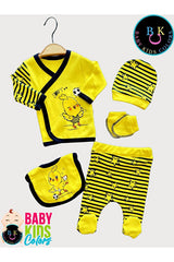 Professional Newborn Baby Fan Bodysuit Set - 5 Piece - TryAladdin