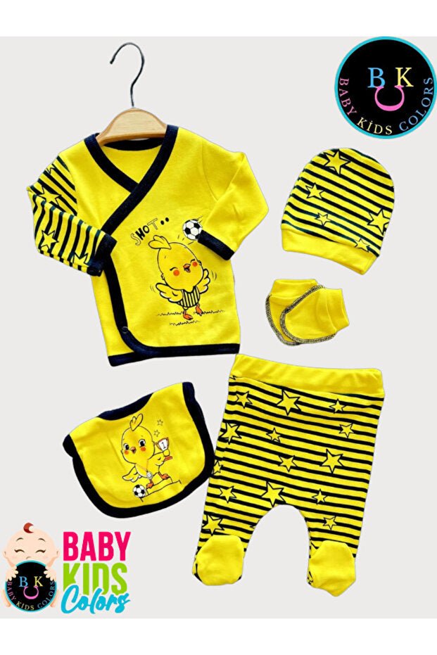 Professional Newborn Baby Fan Bodysuit Set - 5 Piece - TryAladdin