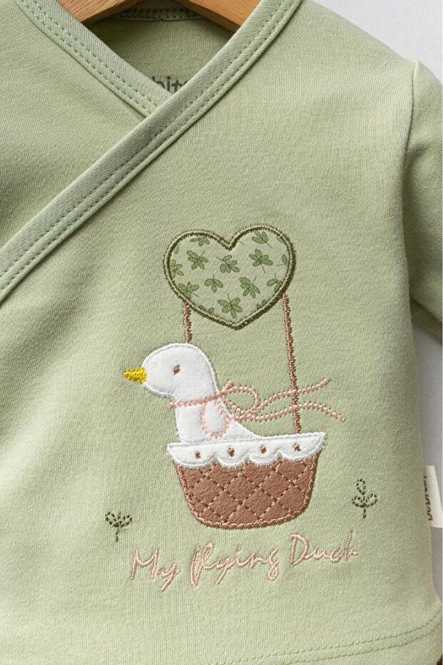 Professional Newborn Layette Set - 10 - Piece 100% Cotton Duck Design - TryAladdin