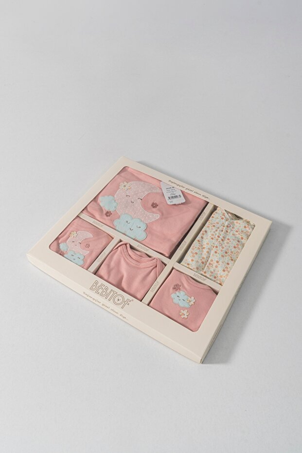 Professional Newborn Moon & Cloud Design Hospital Layette Set - 10 - Piece Boxed - TryAladdin