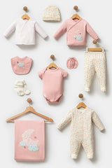 Professional Newborn Moon & Cloud Design Hospital Layette Set - 10 - Piece Boxed - TryAladdin